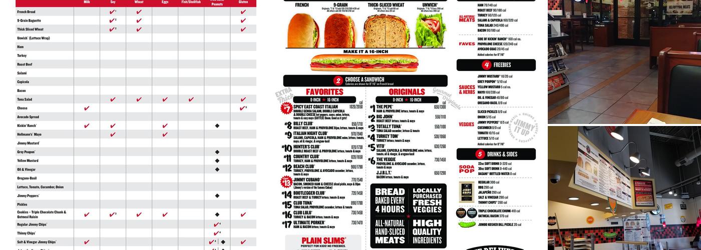 Jimmy John's Menu
