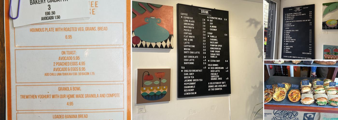 108 Coffee House Menu