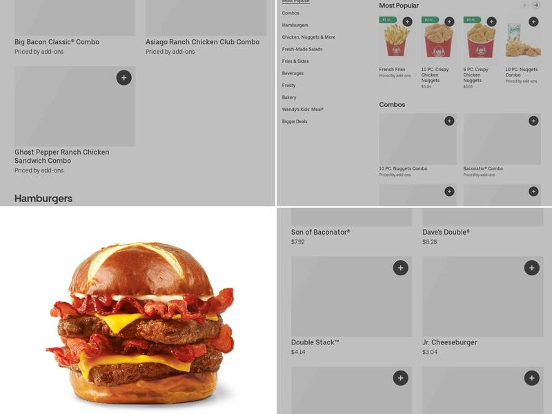 Wendy's Menu