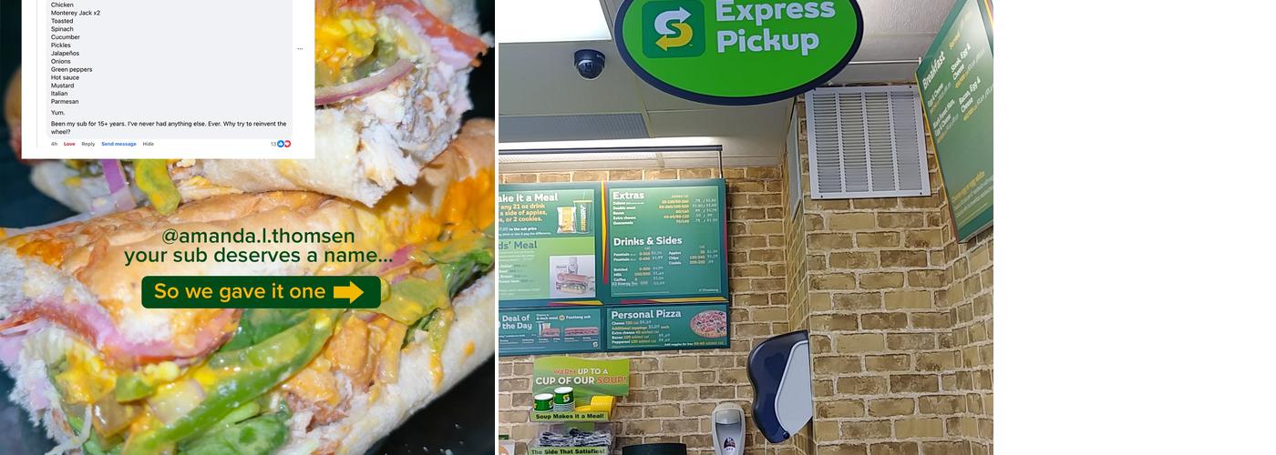 Subway Menu