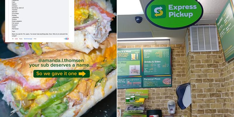 Subway Menu