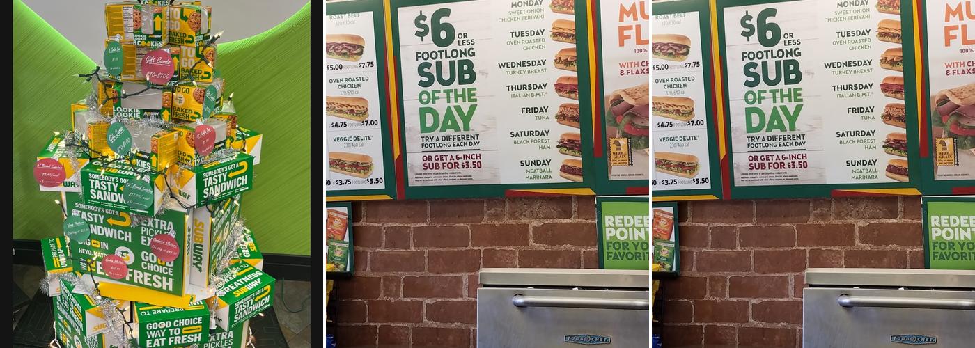 Subway Menu