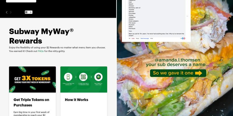 Subway Menu