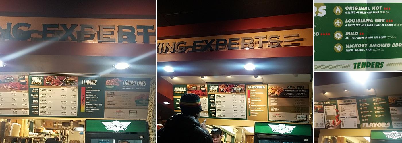 Wingstop Menu
