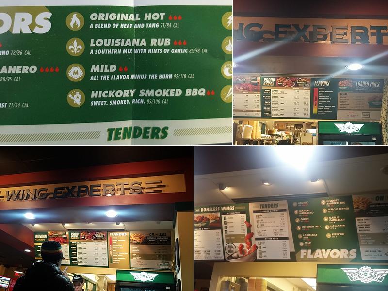 Wingstop Menu