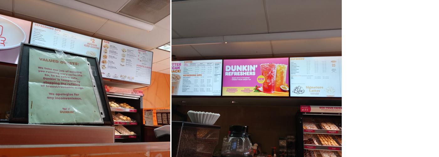 Dunkin' Menu