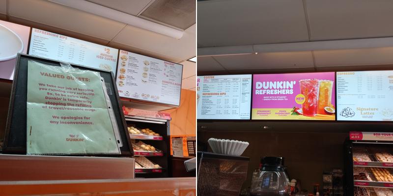 Dunkin' Menu