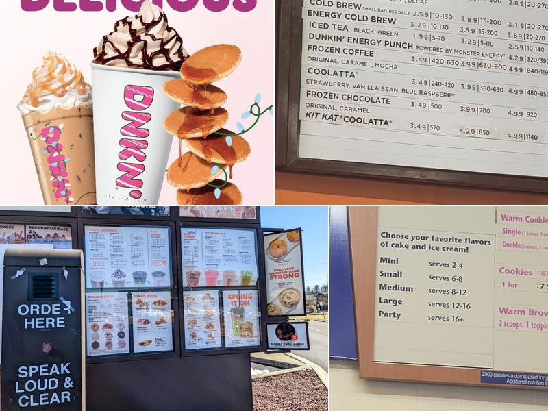 Dunkin' Menu