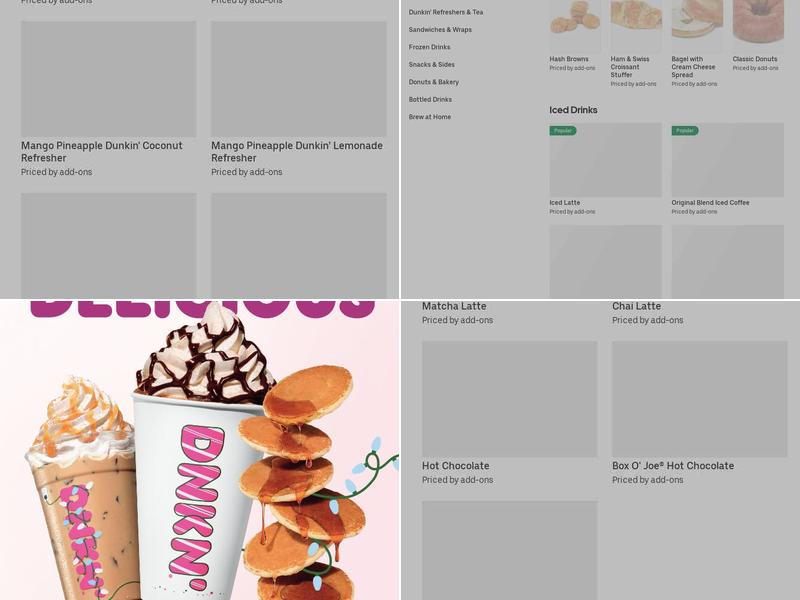 Dunkin' Menu