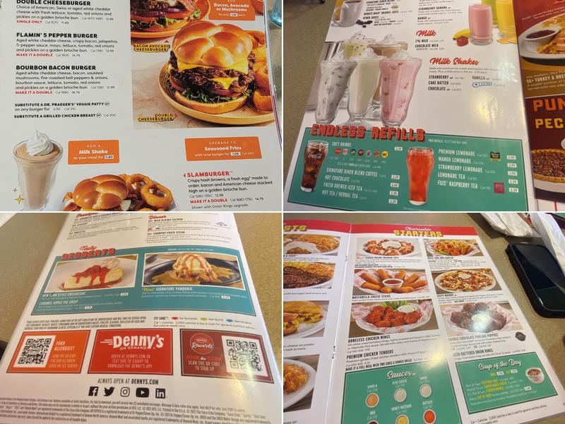 Denny's Menu