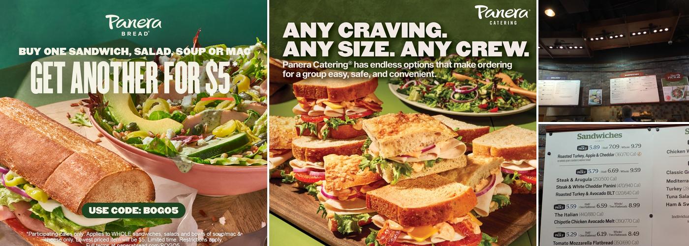 Panera Bread Menu