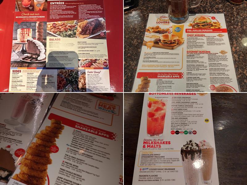 Red Robin Gourmet Burgers and Brews Menu