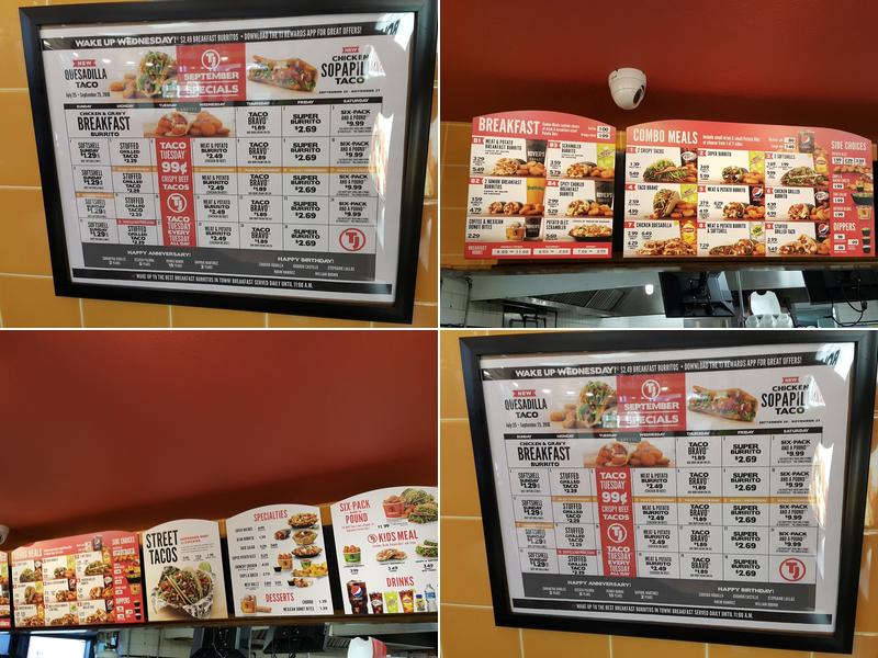 Taco John's Menu