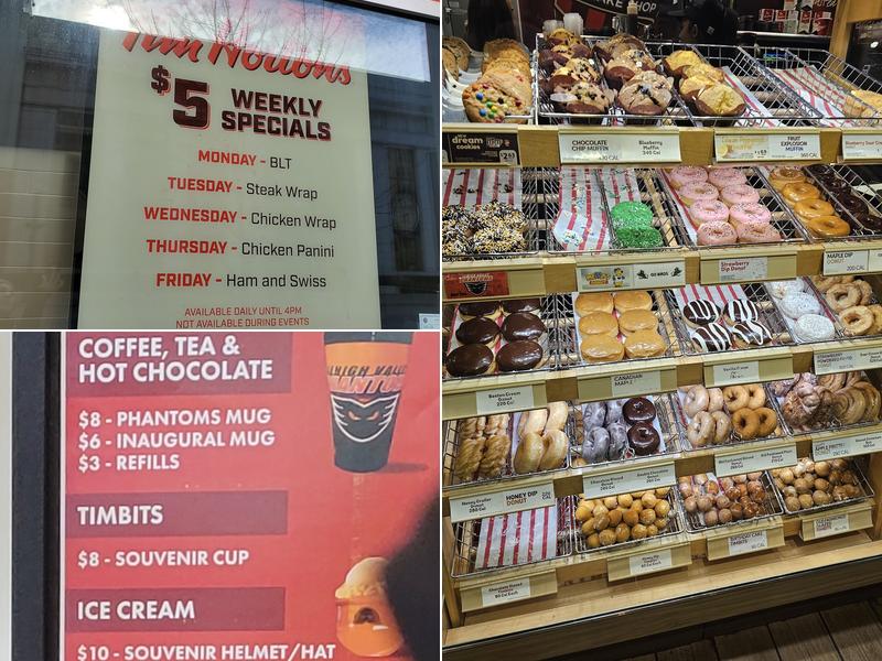 Tim Hortons Menu