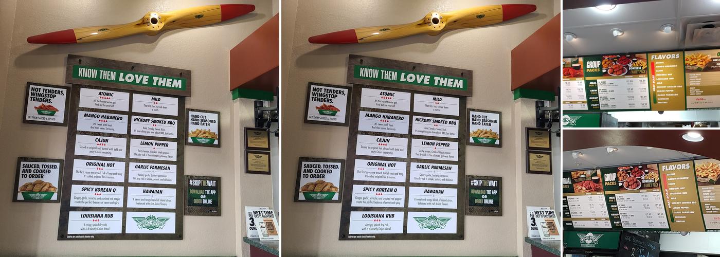 Wingstop Menu