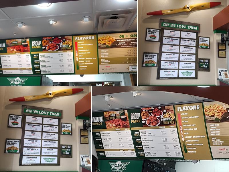Wingstop Menu