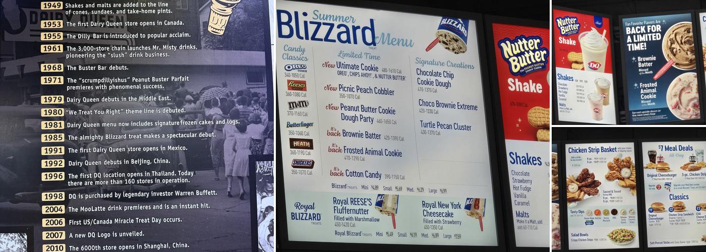 Dairy Queen Grill & Chill Menu
