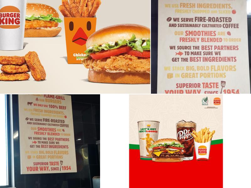 Burger King Menu