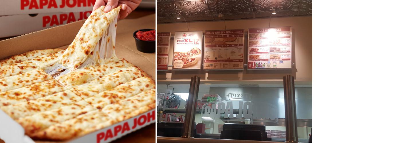 Papa Johns Pizza Menu