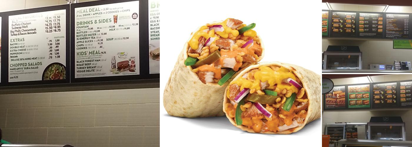 Subway Menu