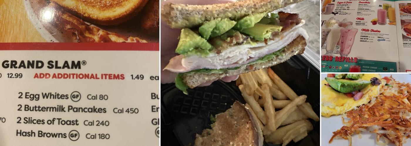 Denny's Restaurant Menu