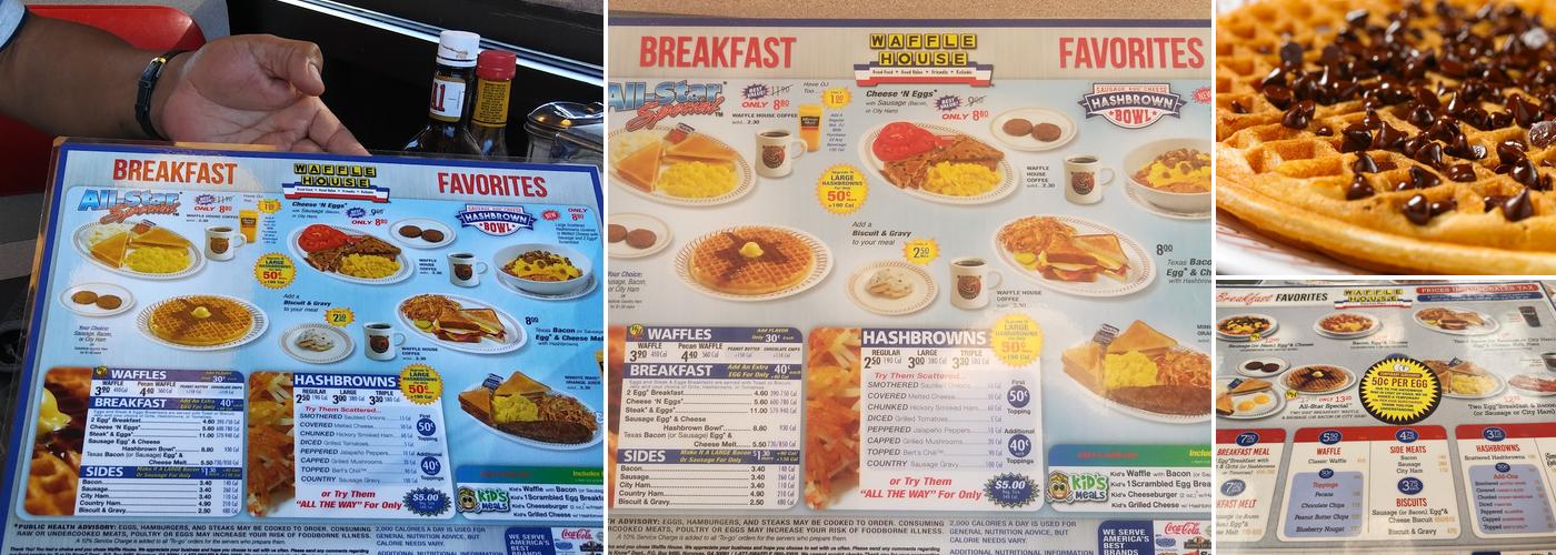 Waffle House Menu
