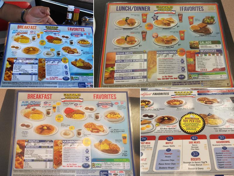 Waffle House Menu