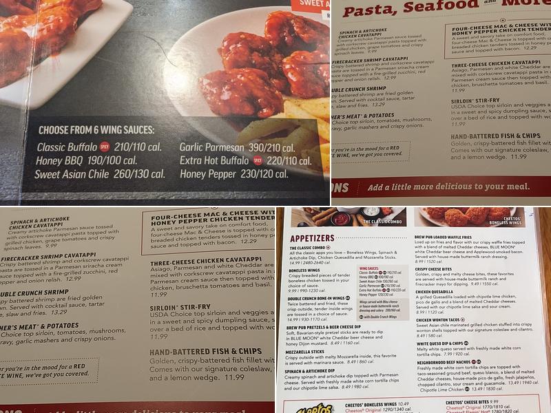 Applebee's Grill + Bar Menu