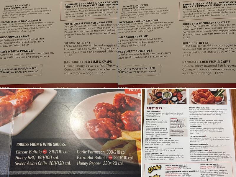 Applebee's Grill + Bar Menu