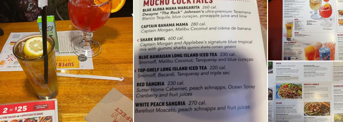 Applebee's Grill + Bar Menu