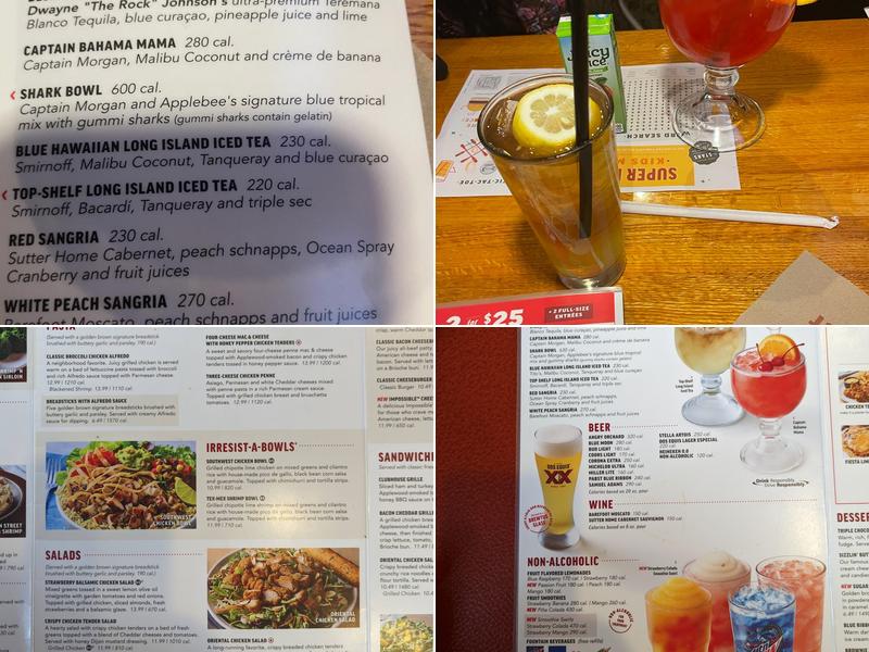 Applebee's Grill + Bar Menu