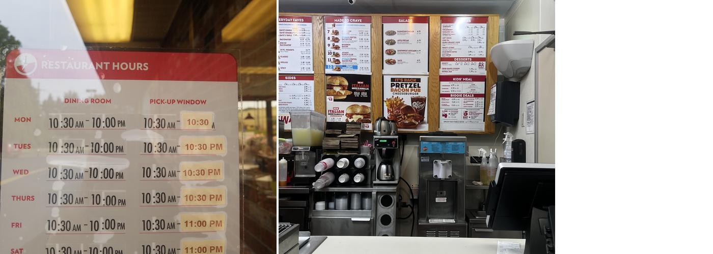 Wendy's Menu