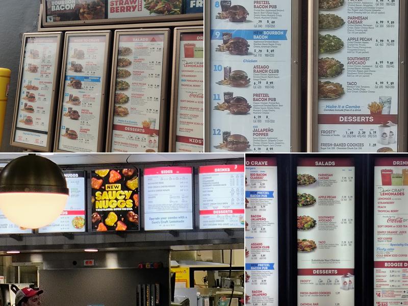 Wendy's Menu