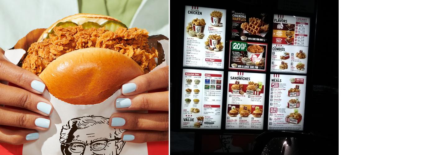 KFC Menu