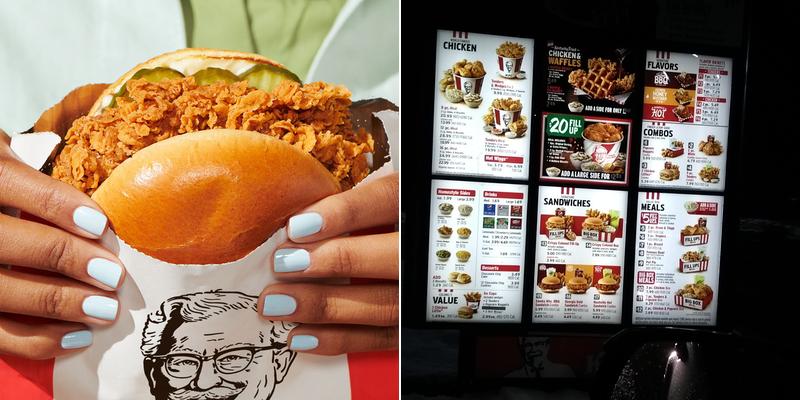 KFC Menu