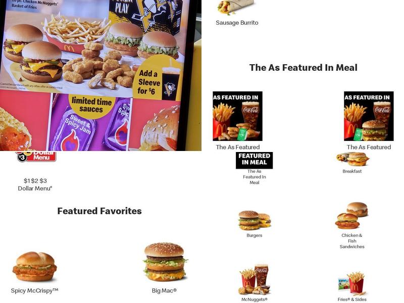 McDonald's Menu