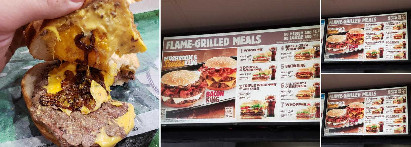Burger King Menu