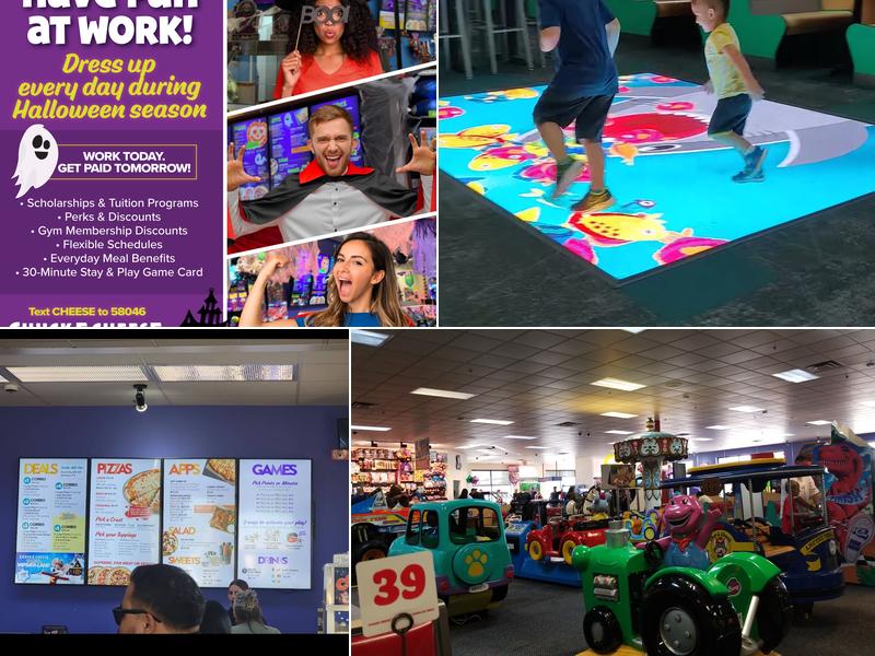 Chuck E. Cheese Menu
