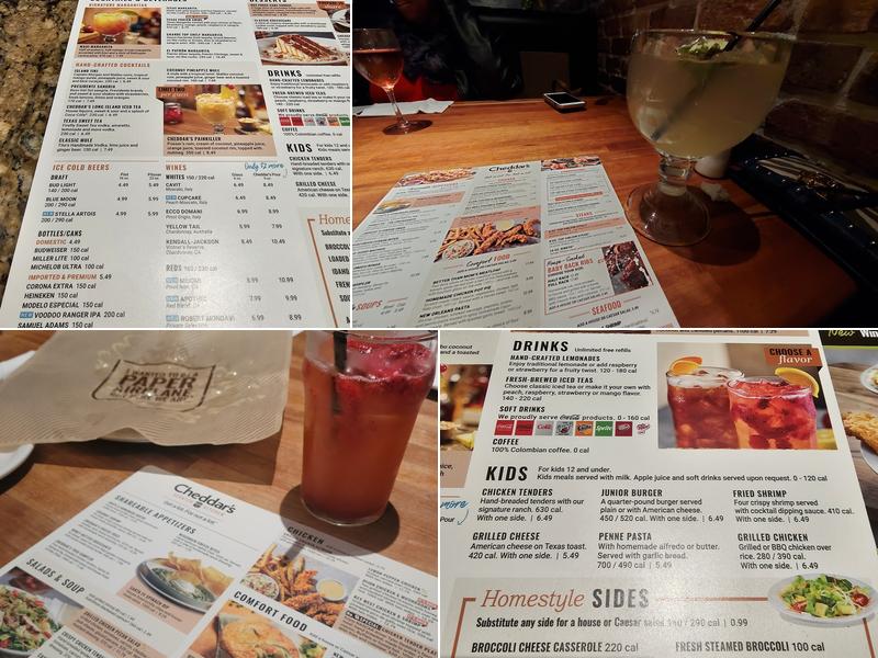 Cheddar's Scratch Kitchen Menu