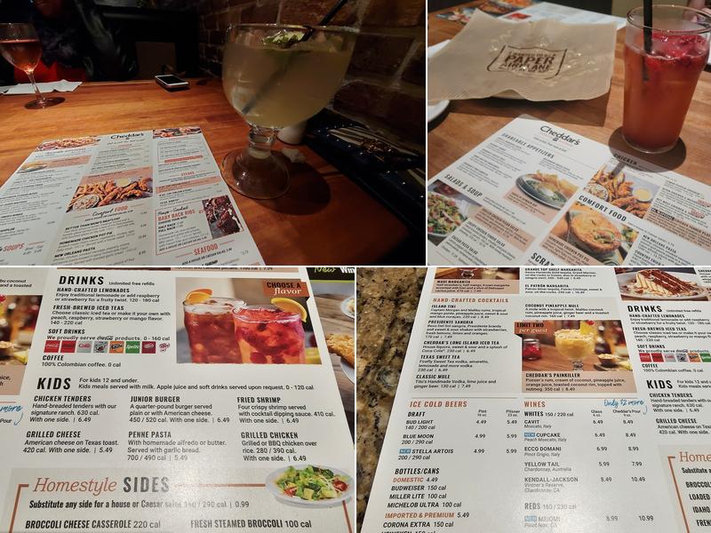 Cheddar's Scratch Kitchen Menu