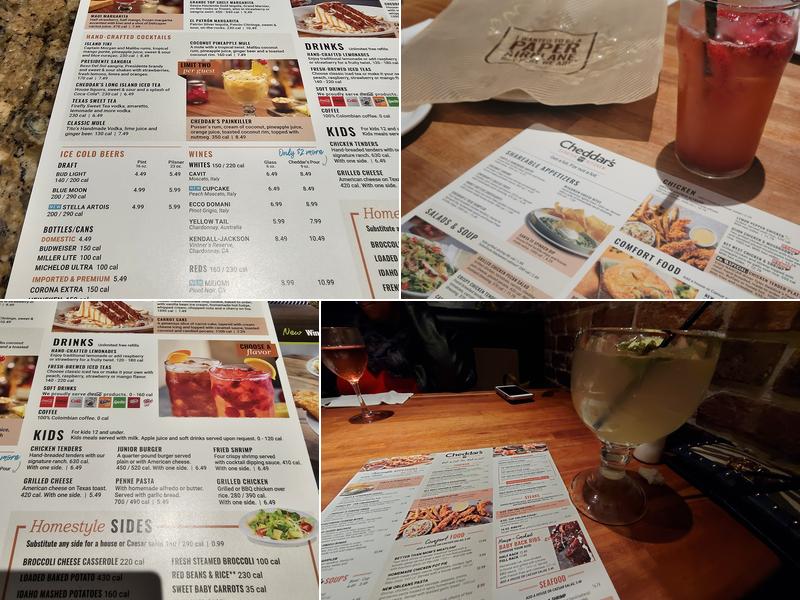 Cheddar's Scratch Kitchen Menu