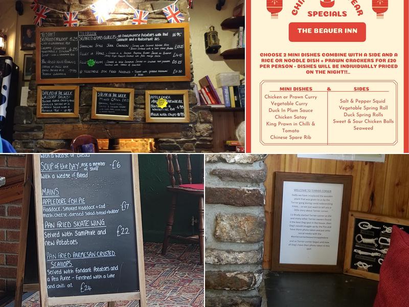 The Beaver Inn Menu
