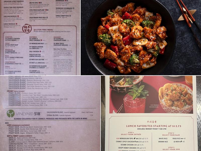 P.F. Chang's Menu