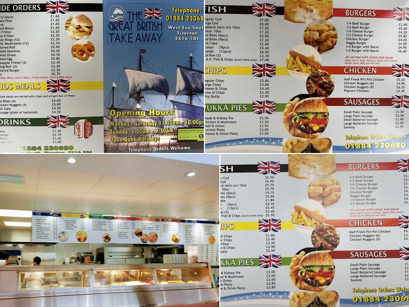 The Great British Takeaway Menu