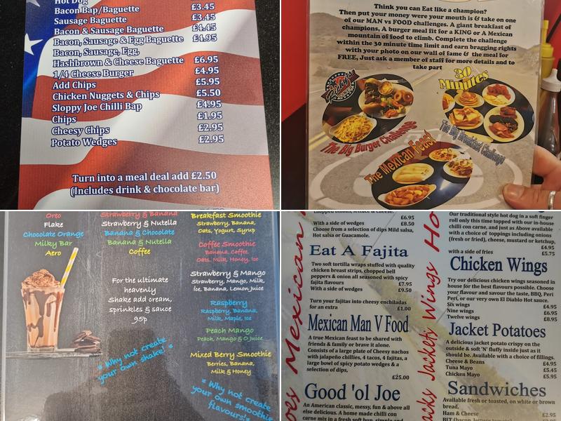 Richy's diner Menu