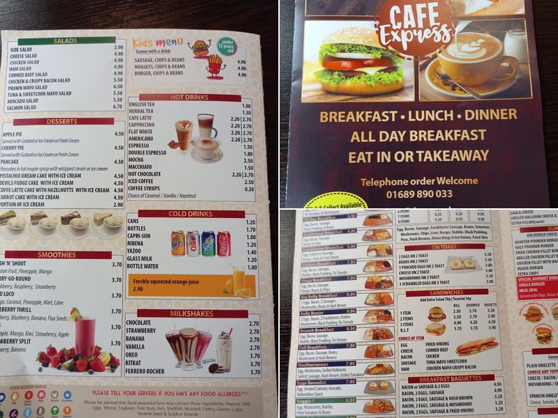 Station Cafe Express Menu