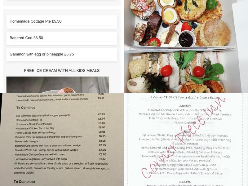 The Corner Piece Inn Menu