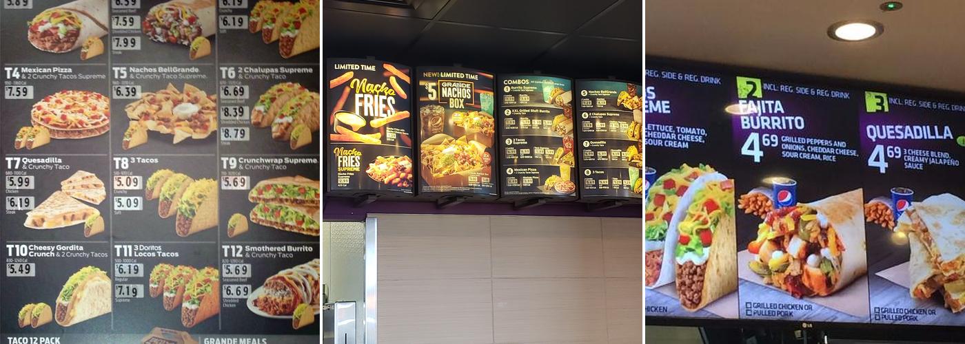 Taco Bell Menu