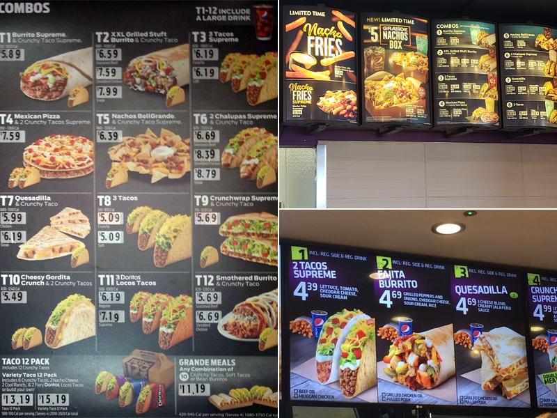 Taco Bell Menu