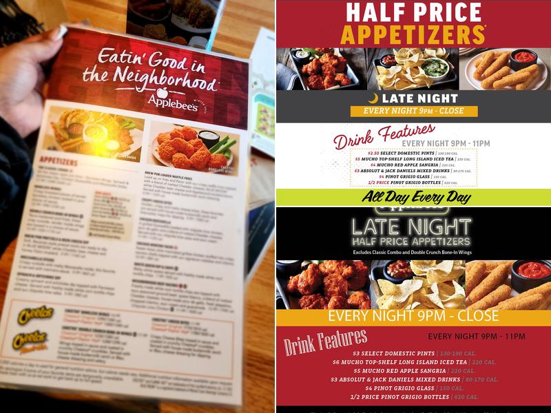 Applebee's Grill + Bar Menu